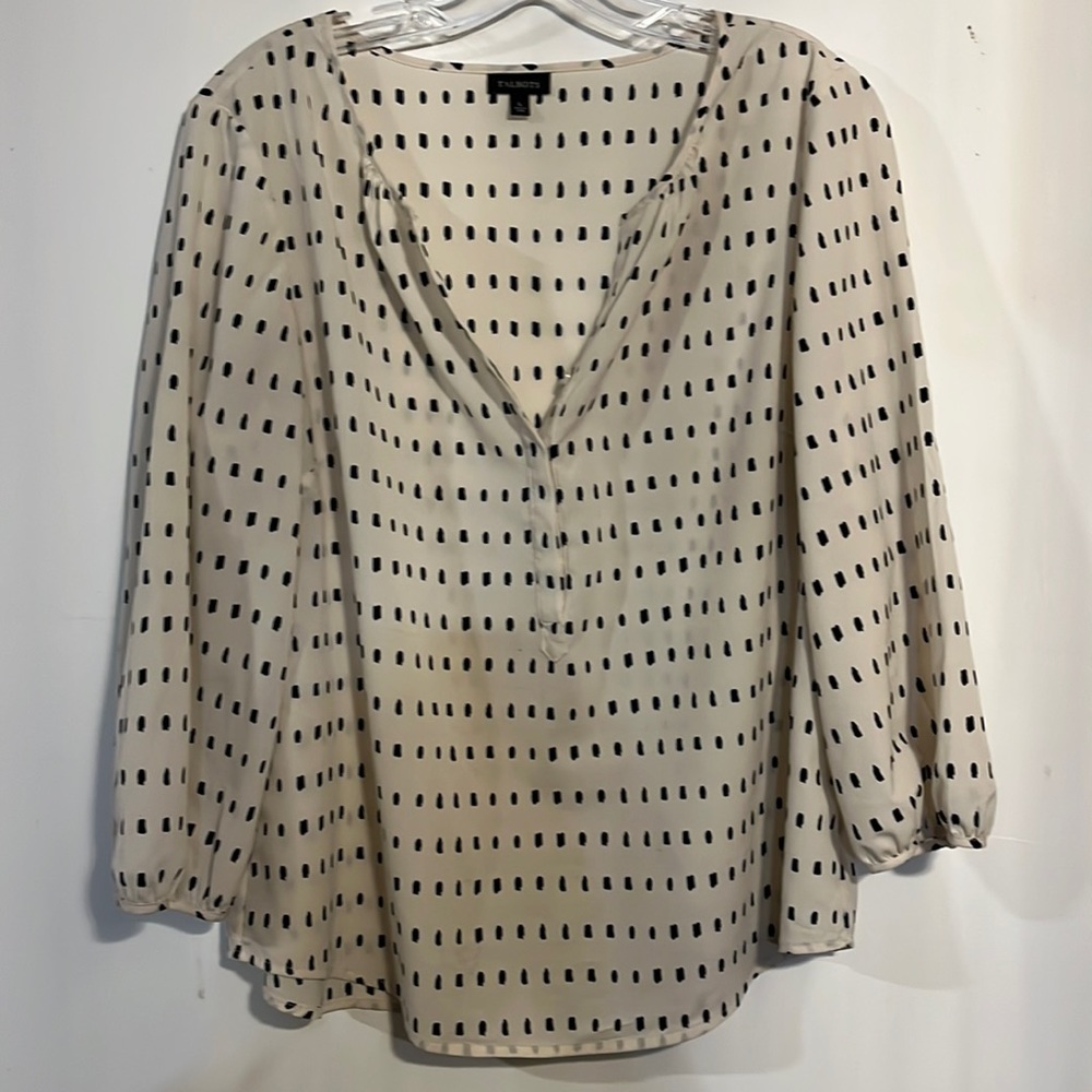 Talbots large print blouse.
